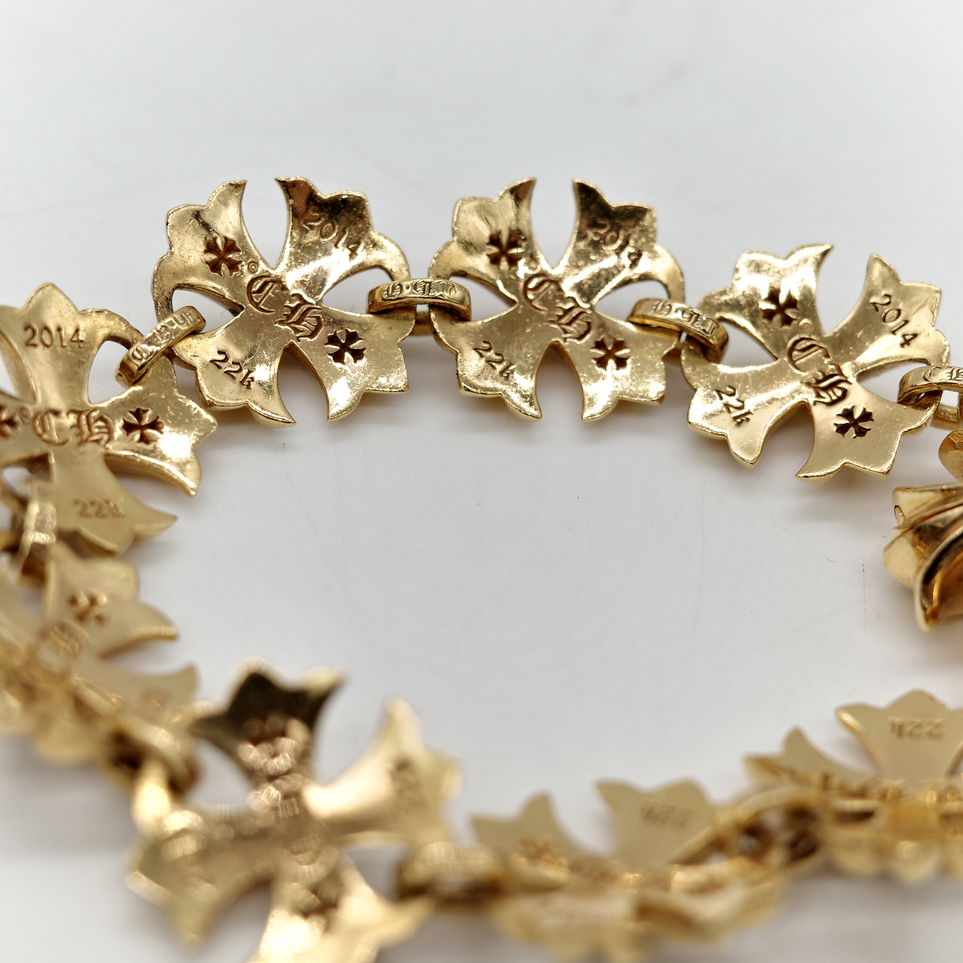 Chrome Hearts 克羅心 22K手環-1