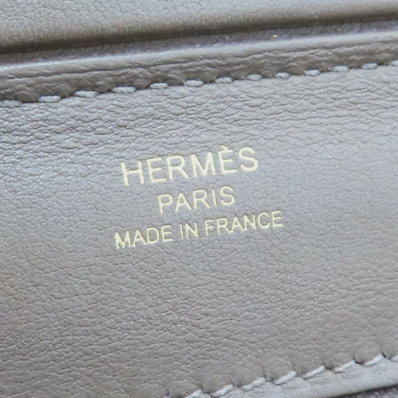 大象灰 Evercolor牛皮 24 mini 肩背包 B刻【HERMES 愛馬仕】 H082153CC-5