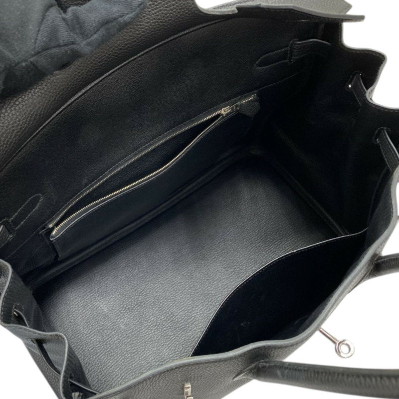 黑色 Togo牛皮 Birkin 35 柏金包 手提包 □M刻 銀扣【HERMES 愛馬仕】-2