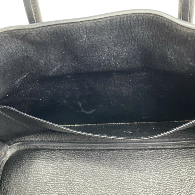 黑色 Togo牛皮 Birkin 35 柏金包 手提包 □M刻 銀扣【HERMES 愛馬仕】-13