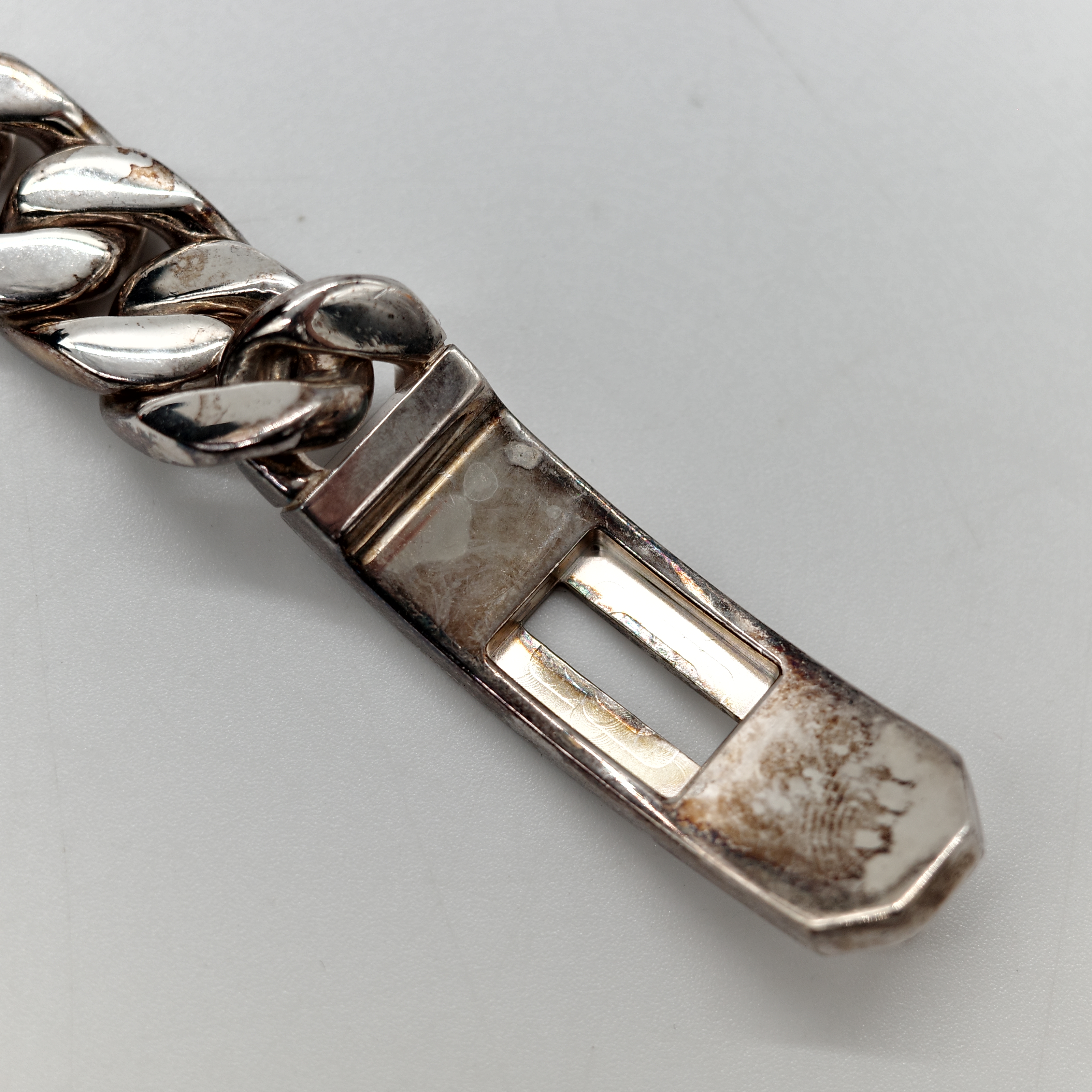 Hermès 愛馬仕 Gurmet S 號 Ag925 銀 手鏈 手鐲-10