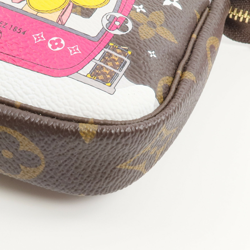 LOUIS VUITTON Monogram Vivienne Accessories Pouch鏈帶手拿包-5