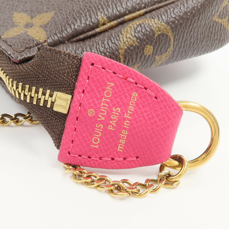LOUIS VUITTON Monogram Vivienne Accessories Pouch鏈帶手拿包-9