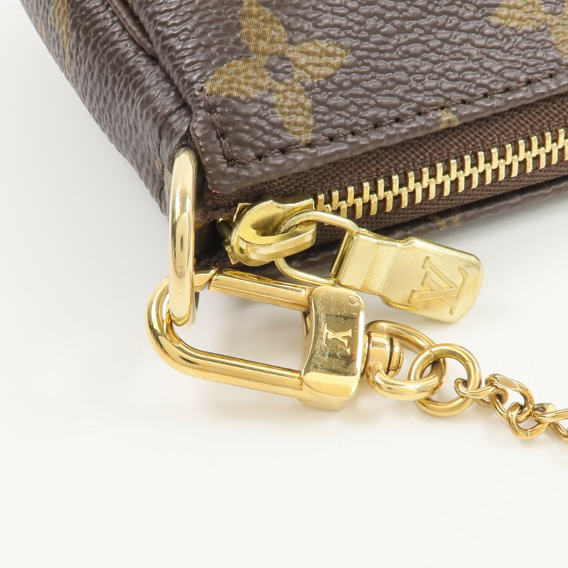 LOUIS VUITTON Monogram Vivienne Accessories Pouch鏈帶手拿包-10