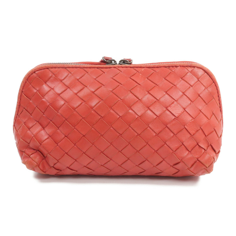 BOTTEGA VENETA 羊皮皮革lntrecciato Pouch手拿包-1