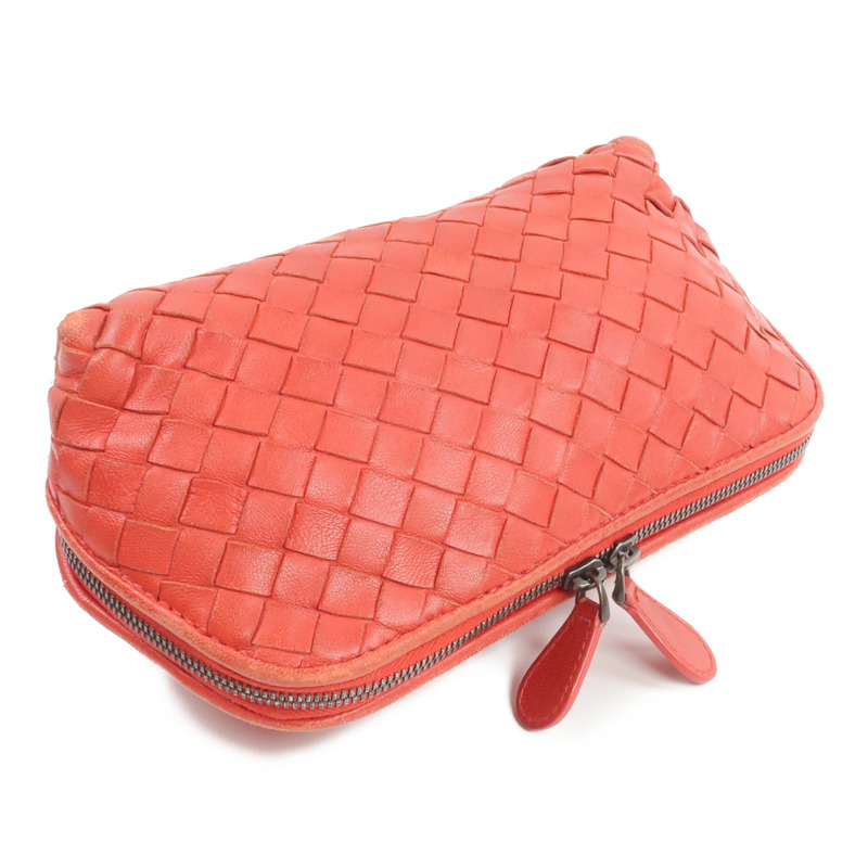 BOTTEGA VENETA 羊皮皮革lntrecciato Pouch手拿包-4