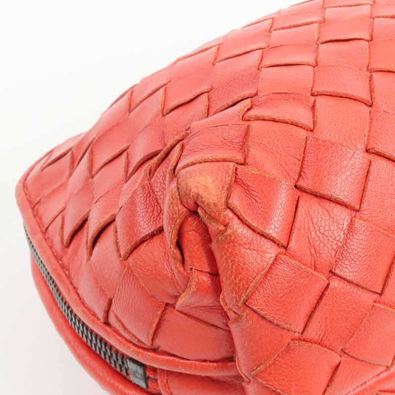 BOTTEGA VENETA 羊皮皮革lntrecciato Pouch手拿包-9