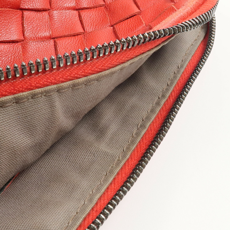 BOTTEGA VENETA 羊皮皮革lntrecciato Pouch手拿包-15