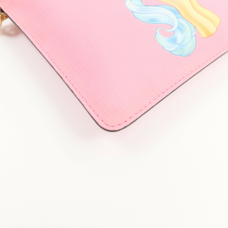 MOSCHINO 塗層帆布My Little Pony手拿包-8