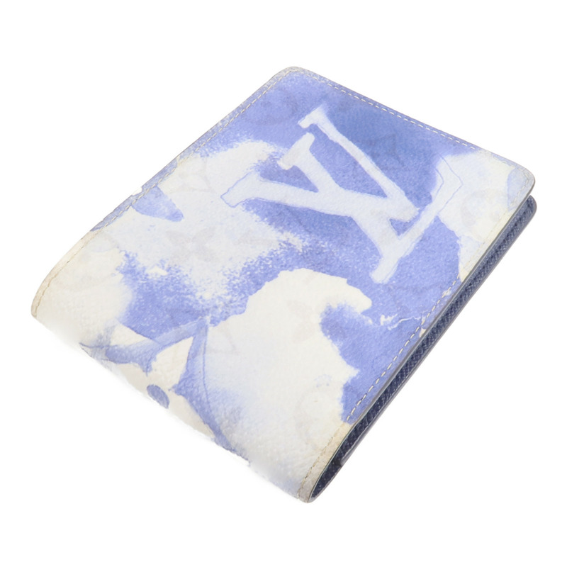 LOUIS VUITTON Monogram Watercolor Multiple Wallet錢包-3