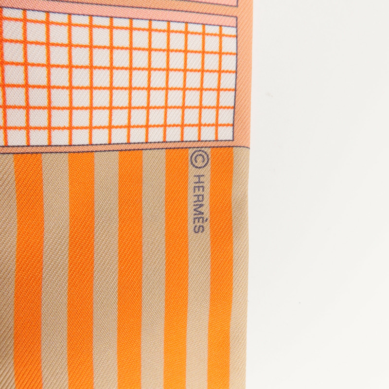 HERMES 絲質Twilly絲巾-4
