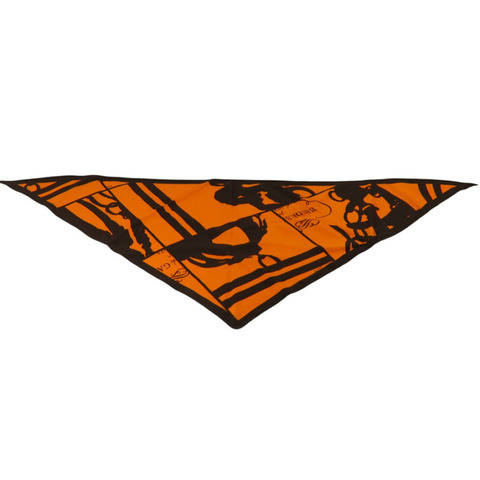 HERMES 絲質Giant Triangle Scarf絲巾