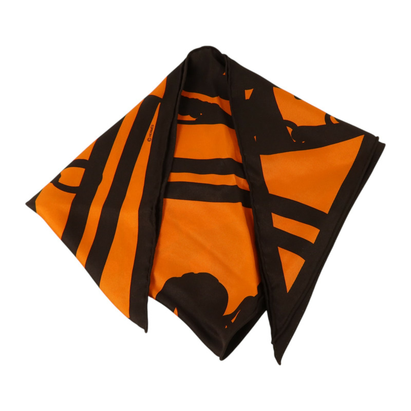 HERMES 絲質Giant Triangle Scarf絲巾-4