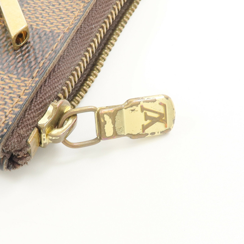 LOUIS VUITTON Damier Pochette Cles零錢包-11