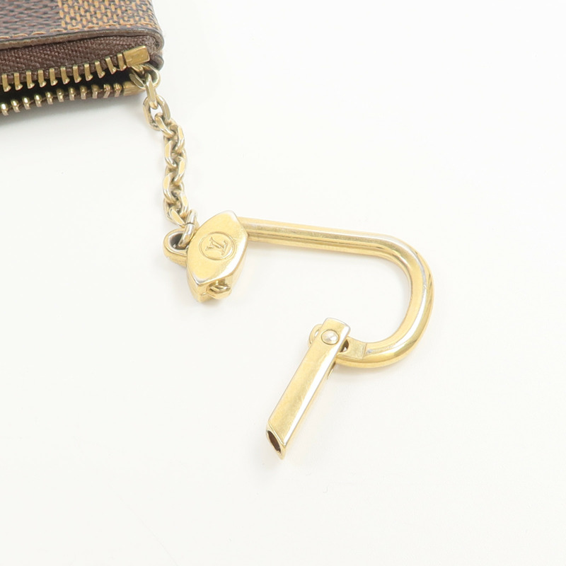 LOUIS VUITTON Damier Pochette Cles零錢包-12