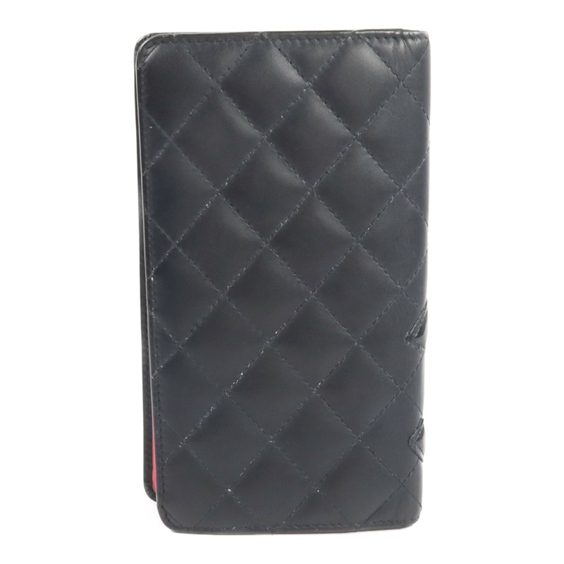 CHANEL 牛皮皮革Cambon Long Wallet長錢包-2
