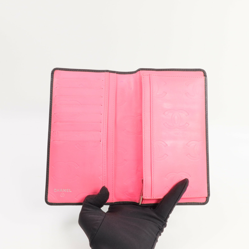 CHANEL 牛皮皮革Cambon Long Wallet長錢包-5