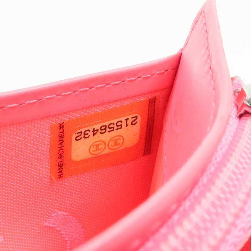 CHANEL 牛皮皮革Cambon Long Wallet長錢包-11