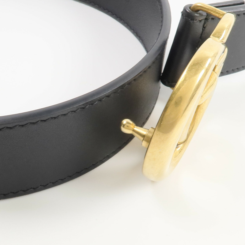 GUCCI 牛皮皮革GG Marmont Belt 80cm皮帶-5