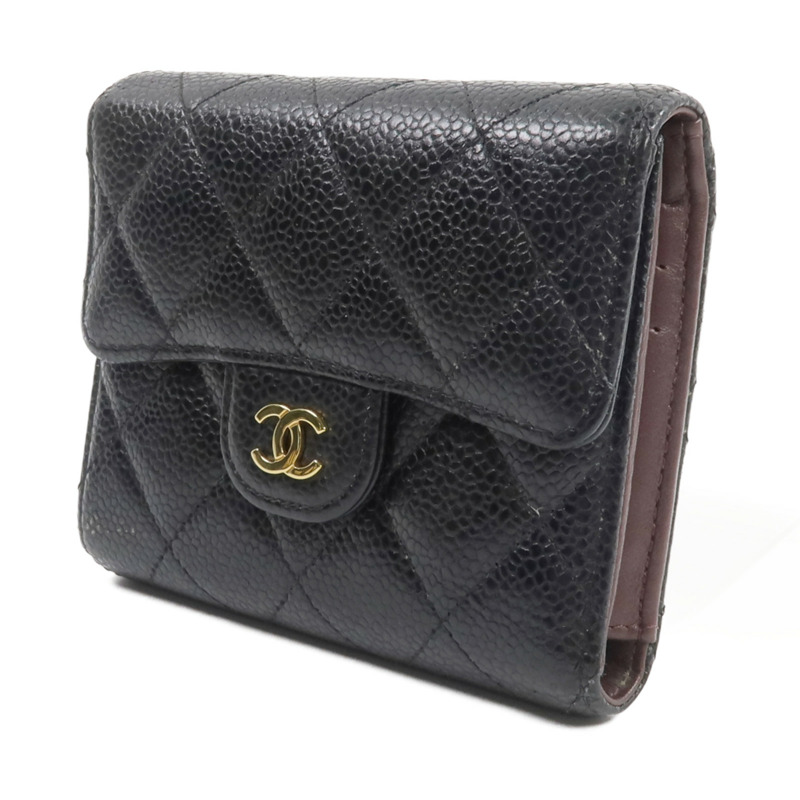 CHANEL 牛皮皮革Classic Small Flap Wallet錢包-2