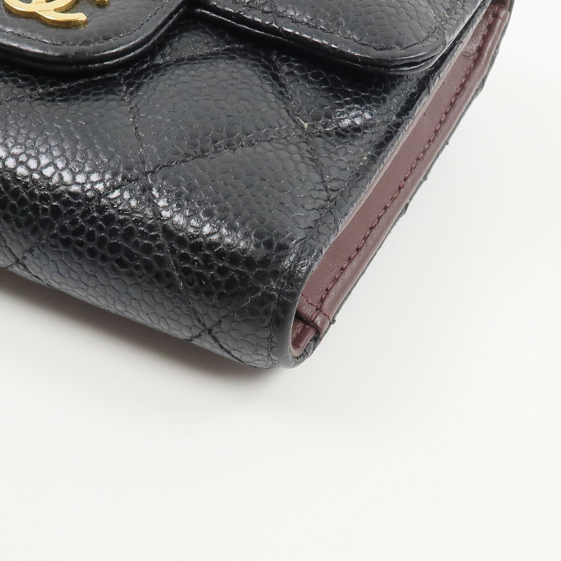 CHANEL 牛皮皮革Classic Small Flap Wallet錢包-6