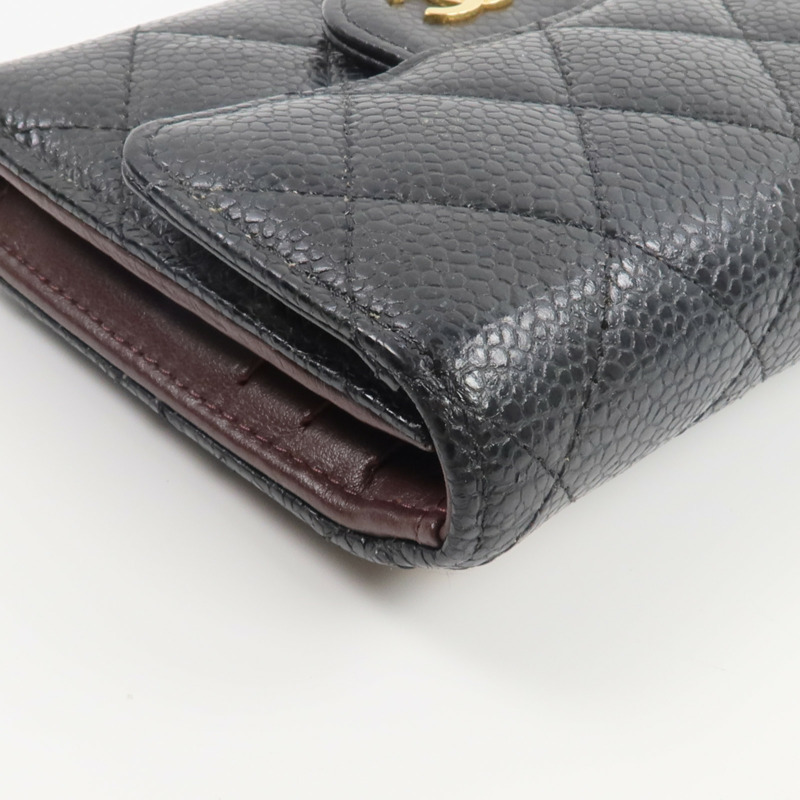 CHANEL 牛皮皮革Classic Small Flap Wallet錢包-8