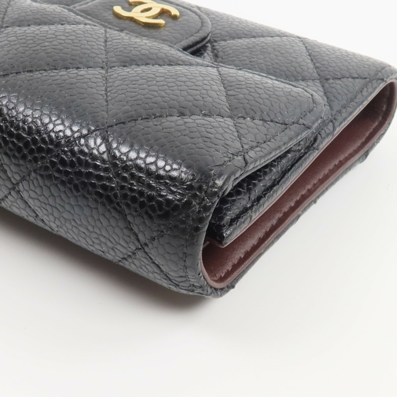 CHANEL 牛皮皮革Classic Small Flap Wallet錢包-9