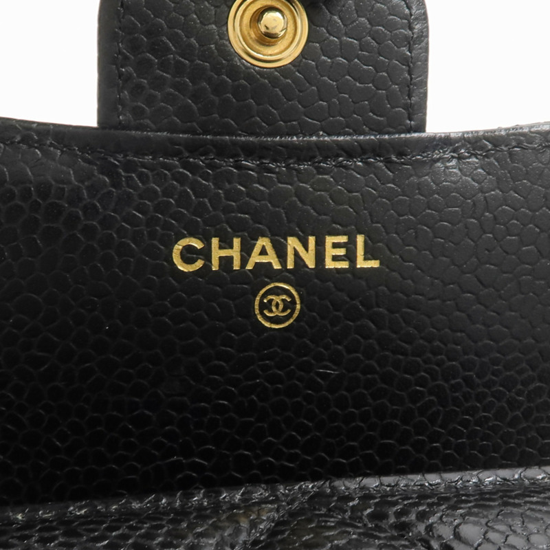 CHANEL 牛皮皮革Classic Small Flap Wallet錢包-14