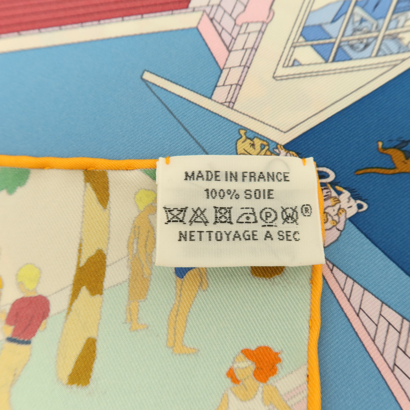 HERMES 絲質Scarf 90x90cm絲巾-7