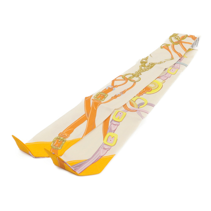 HERMES 絲質Twilly絲巾-1