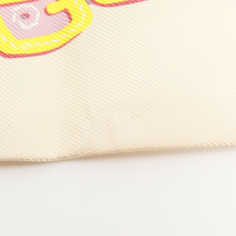 HERMES 絲質Twilly絲巾-8