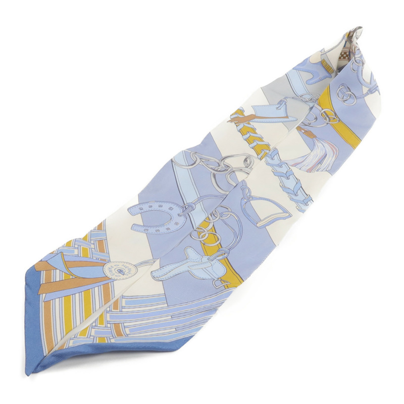 HERMES 絲質Twilly絲巾-2