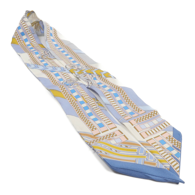 HERMES 絲質Twilly絲巾-3