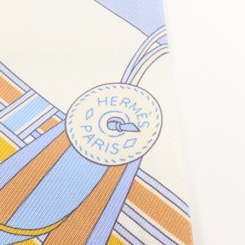 HERMES 絲質Twilly絲巾-4