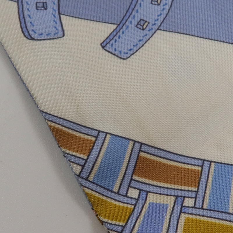 HERMES 絲質Twilly絲巾-10