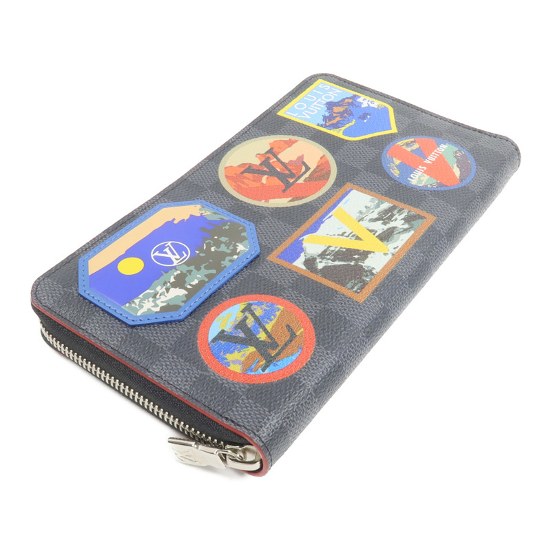 LOUIS VUITTON Damier Graphite Zipper Organizer NM長錢包-3
