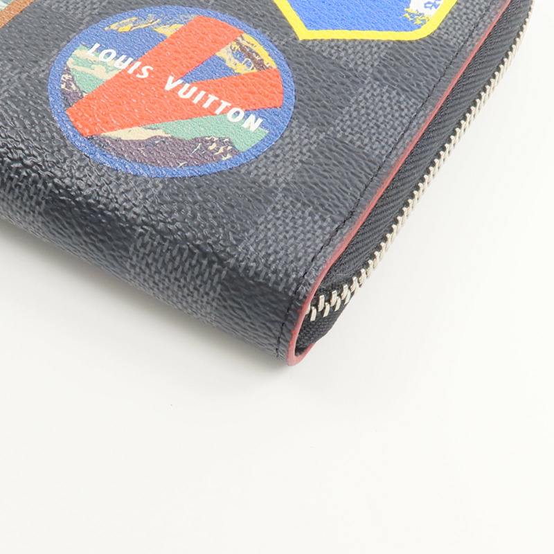 LOUIS VUITTON Damier Graphite Zipper Organizer NM長錢包-6