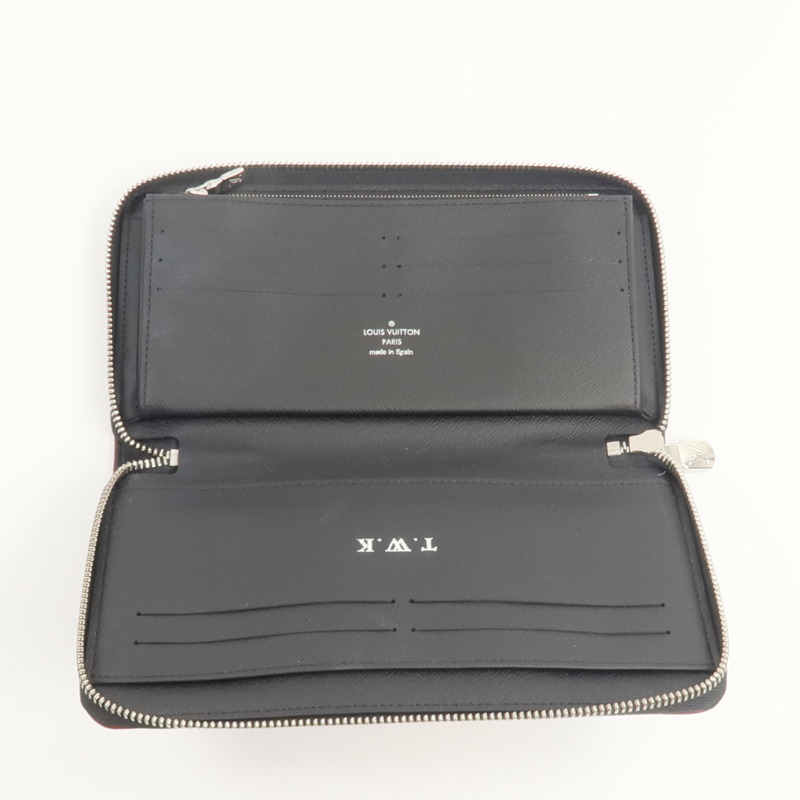 LOUIS VUITTON Damier Graphite Zipper Organizer NM長錢包-11