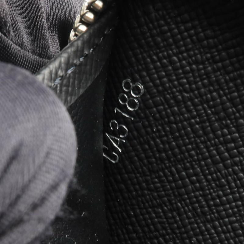 LOUIS VUITTON Damier Graphite Zipper Organizer NM長錢包-15