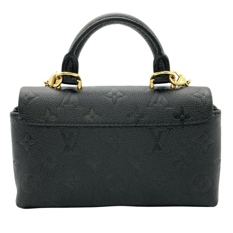 路易威登 Nano Madeleine 手提包，Monogram Empreinte，Noir（黑色），金色五金配件，RFID，鏈條肩帶-2