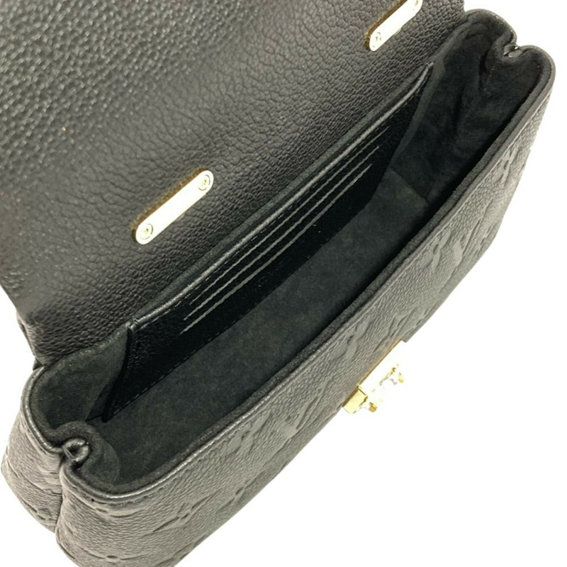 路易威登 Nano Madeleine 手提包，Monogram Empreinte，Noir（黑色），金色五金配件，RFID，鏈條肩帶-4