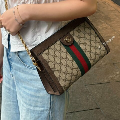 S5491-GUCCI Ophidia GG磁扣肩背包