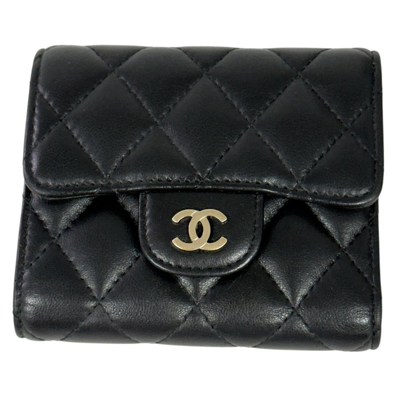 CHANEL CC 短銀包-0