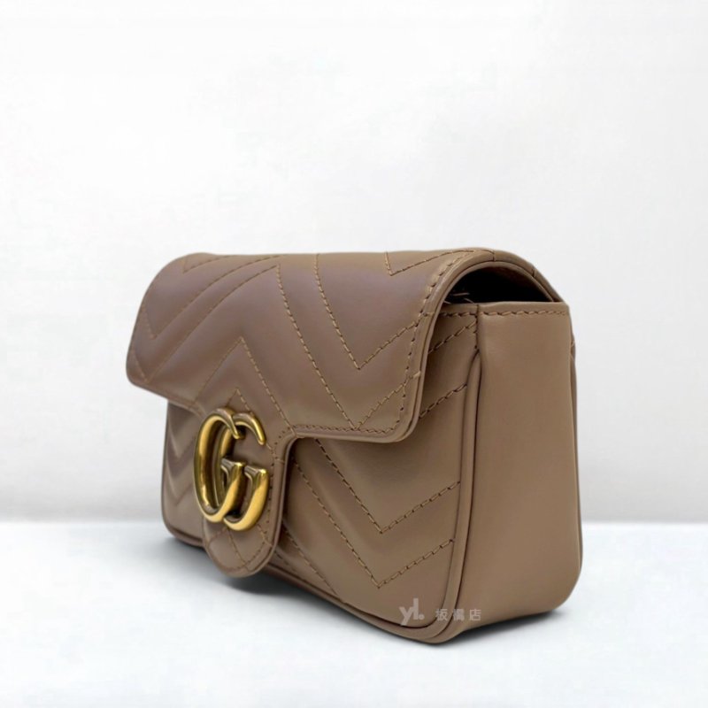 S5502-Gucci Mormont迷你裸色鍊條包-1