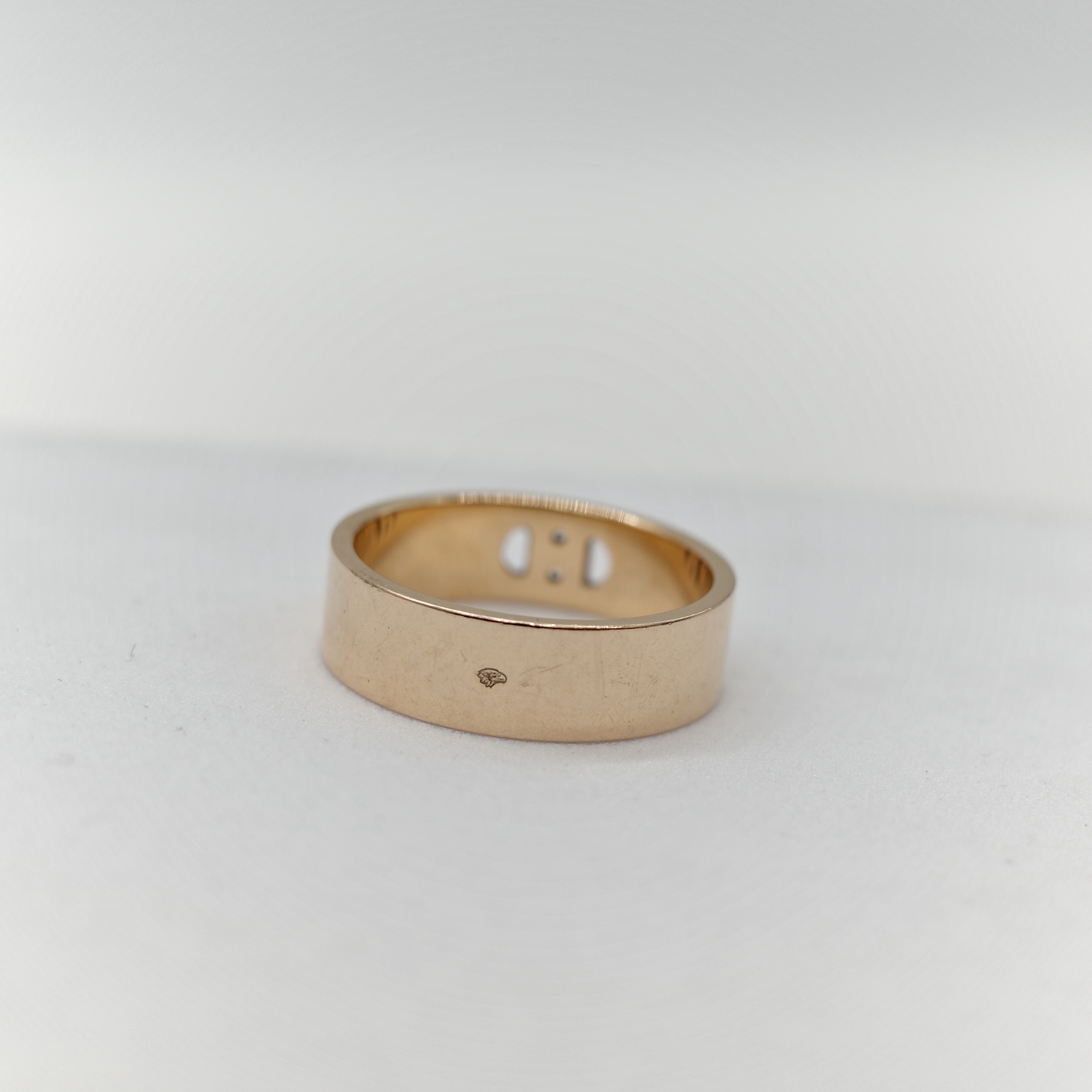 Hermès 愛馬仕 18K 金 H D'Ancre 鑽石 戒指 52 號-6