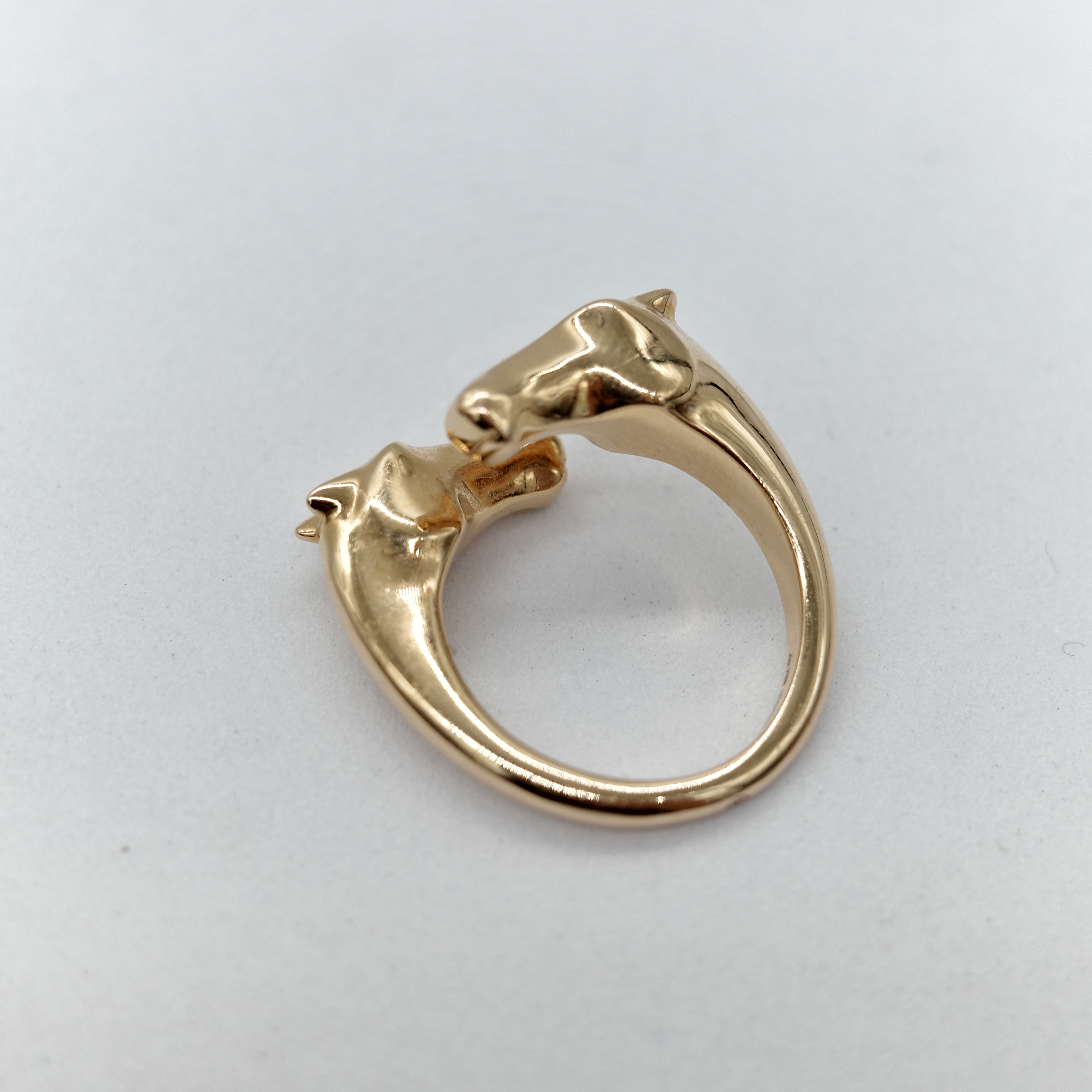 Hermès 愛馬仕 Galop 18K 玫瑰金 馬頭 戒指 52-5