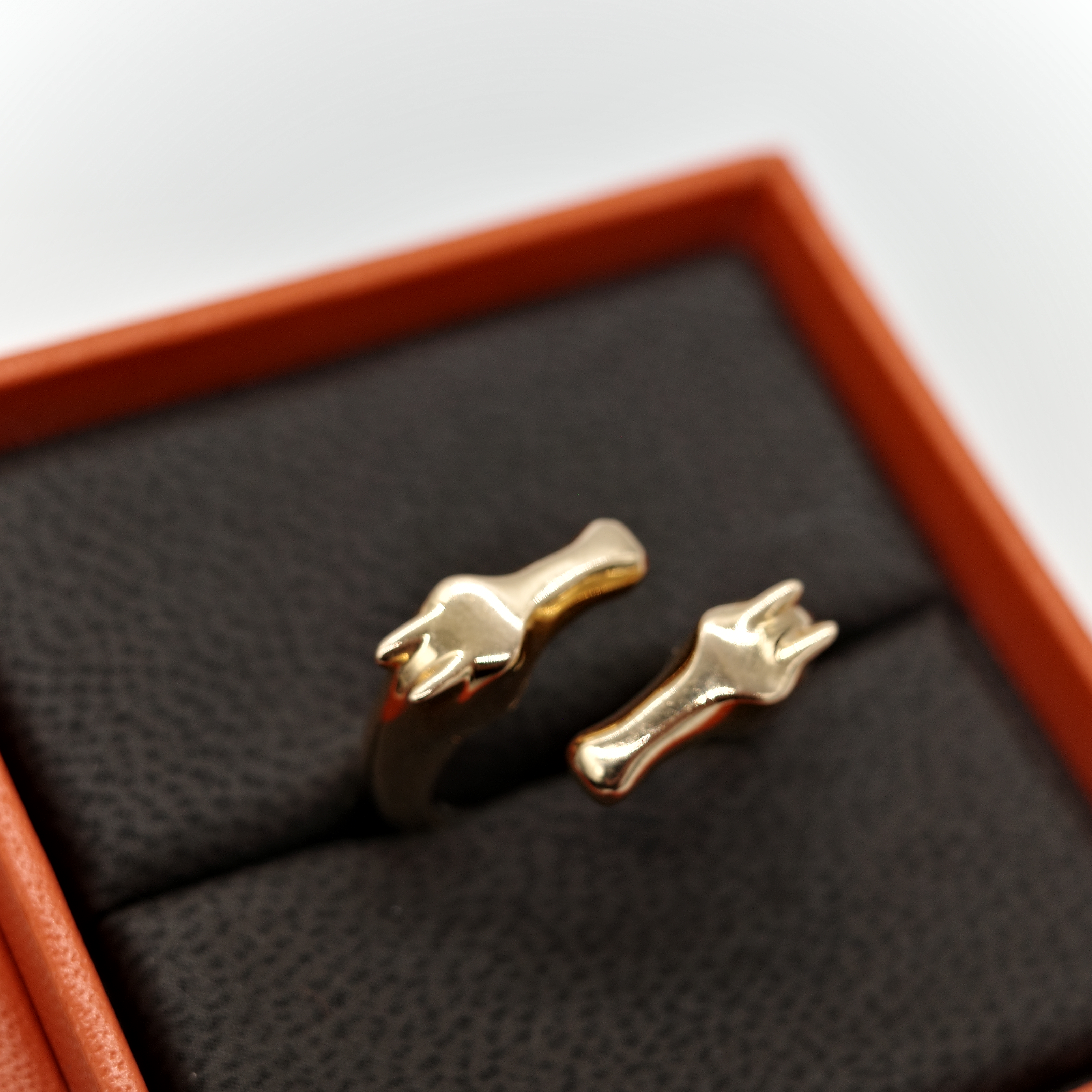 Hermès 愛馬仕 Galop 18K 玫瑰金 馬頭 戒指 52-6
