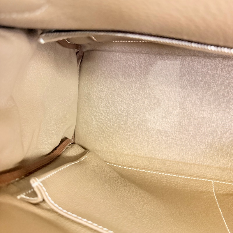Hermès 大象灰 kelly35 Togo 皮銀釦方框o刻-21