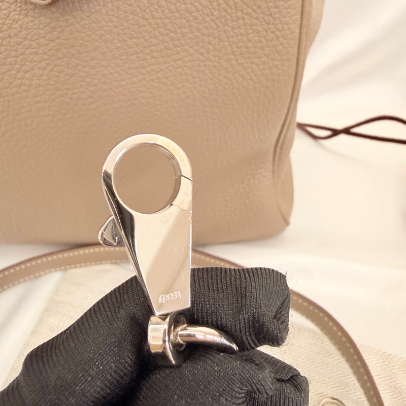 Hermès 大象灰 kelly35 Togo 皮銀釦方框o刻-24