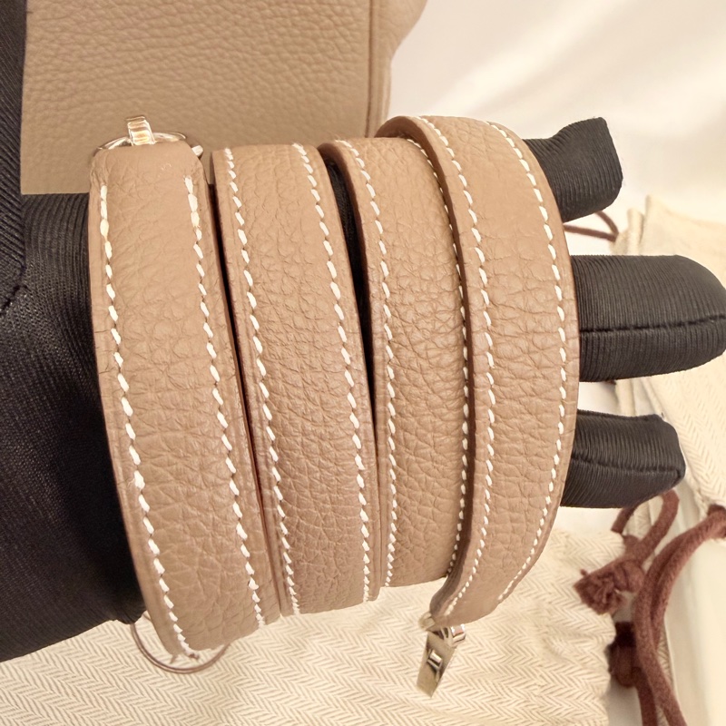 Hermès 大象灰 kelly35 Togo 皮銀釦方框o刻-30